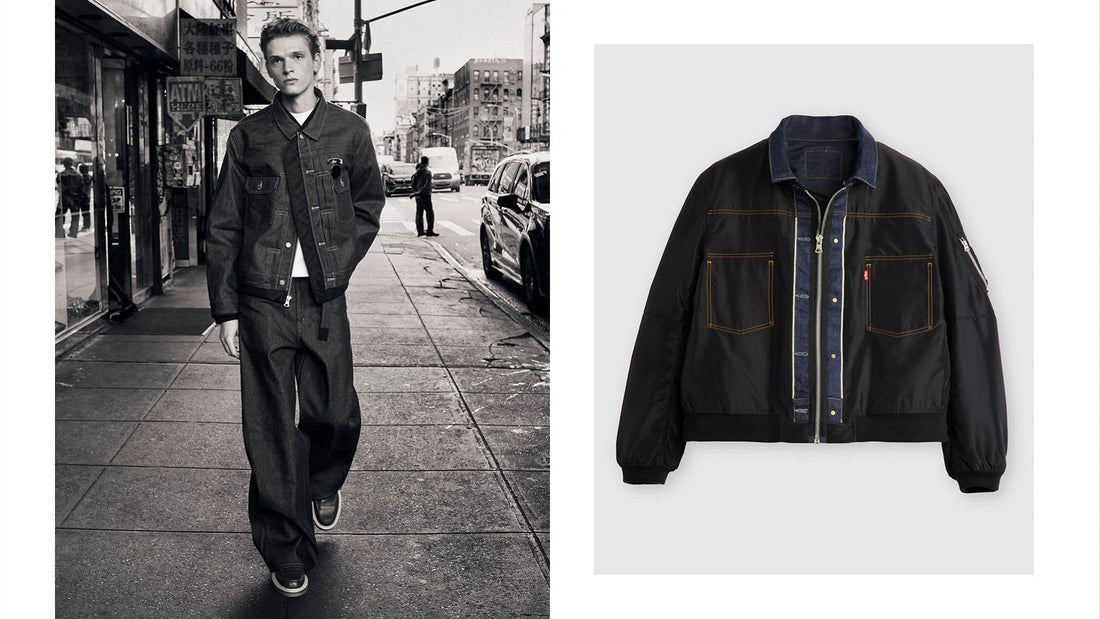 Présentation de la collaboration Sacai x Levis - Tendance 2025