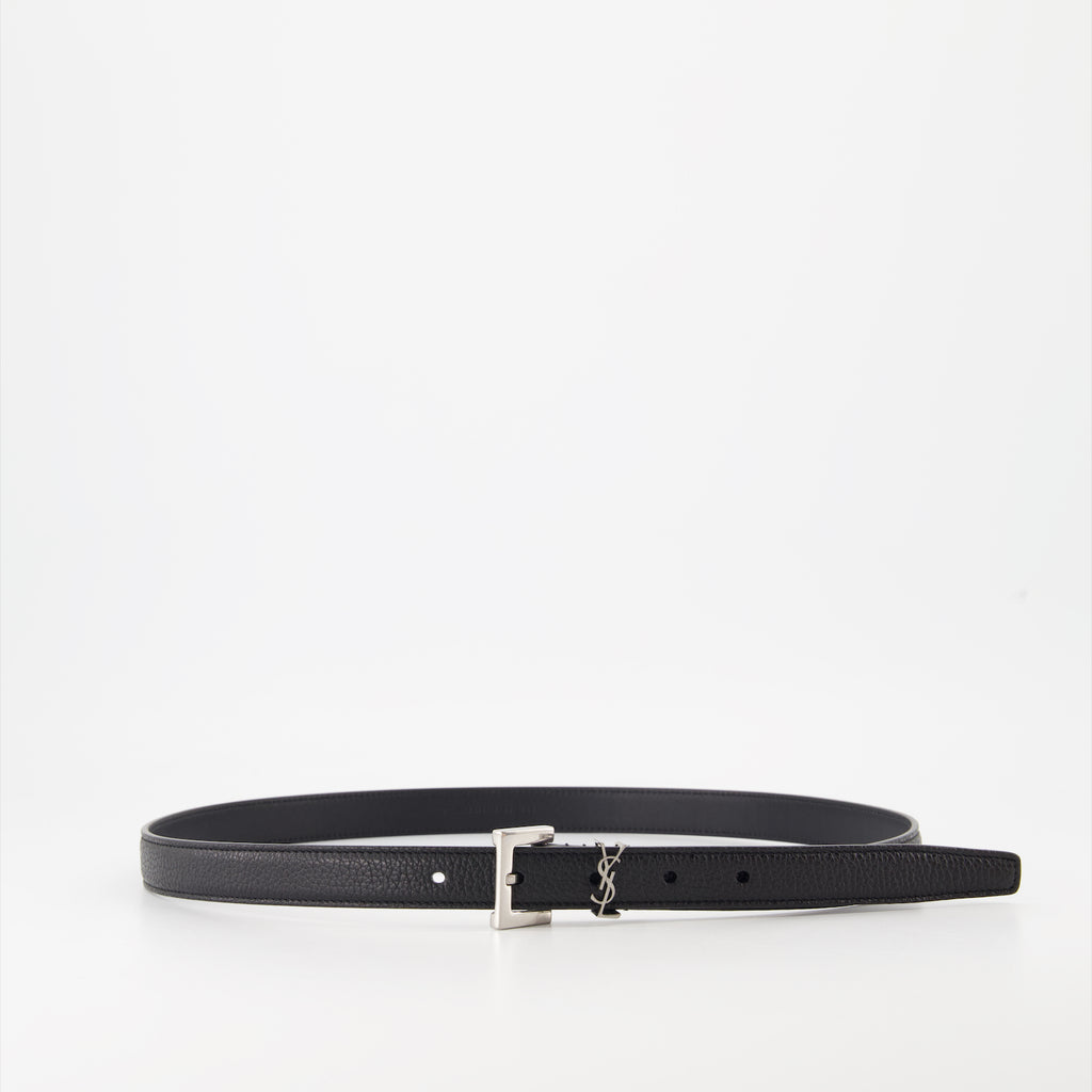 Ceintures Ceinture Cassandre Saint Laurent Noir Homme