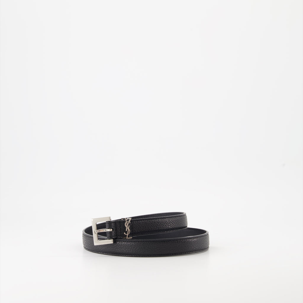 Ceintures Ceinture Cassandre Saint Laurent Noir Homme