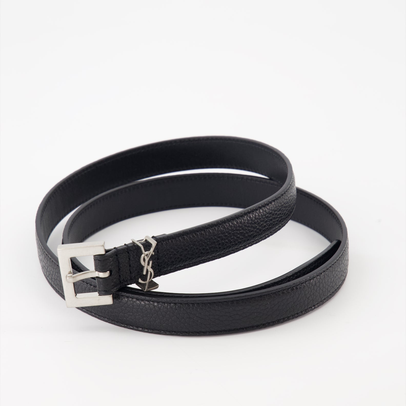 Ceintures Ceinture Cassandre Saint Laurent Noir Homme