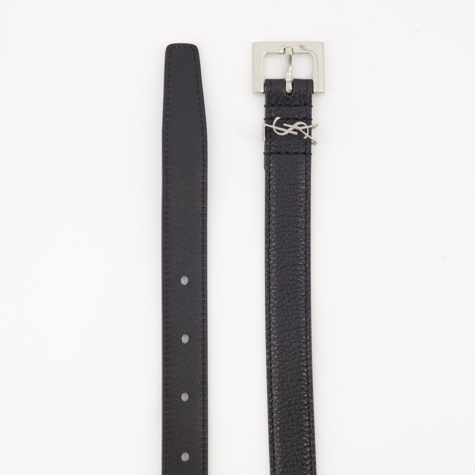 Ceintures Ceinture Cassandre Saint Laurent Noir Homme