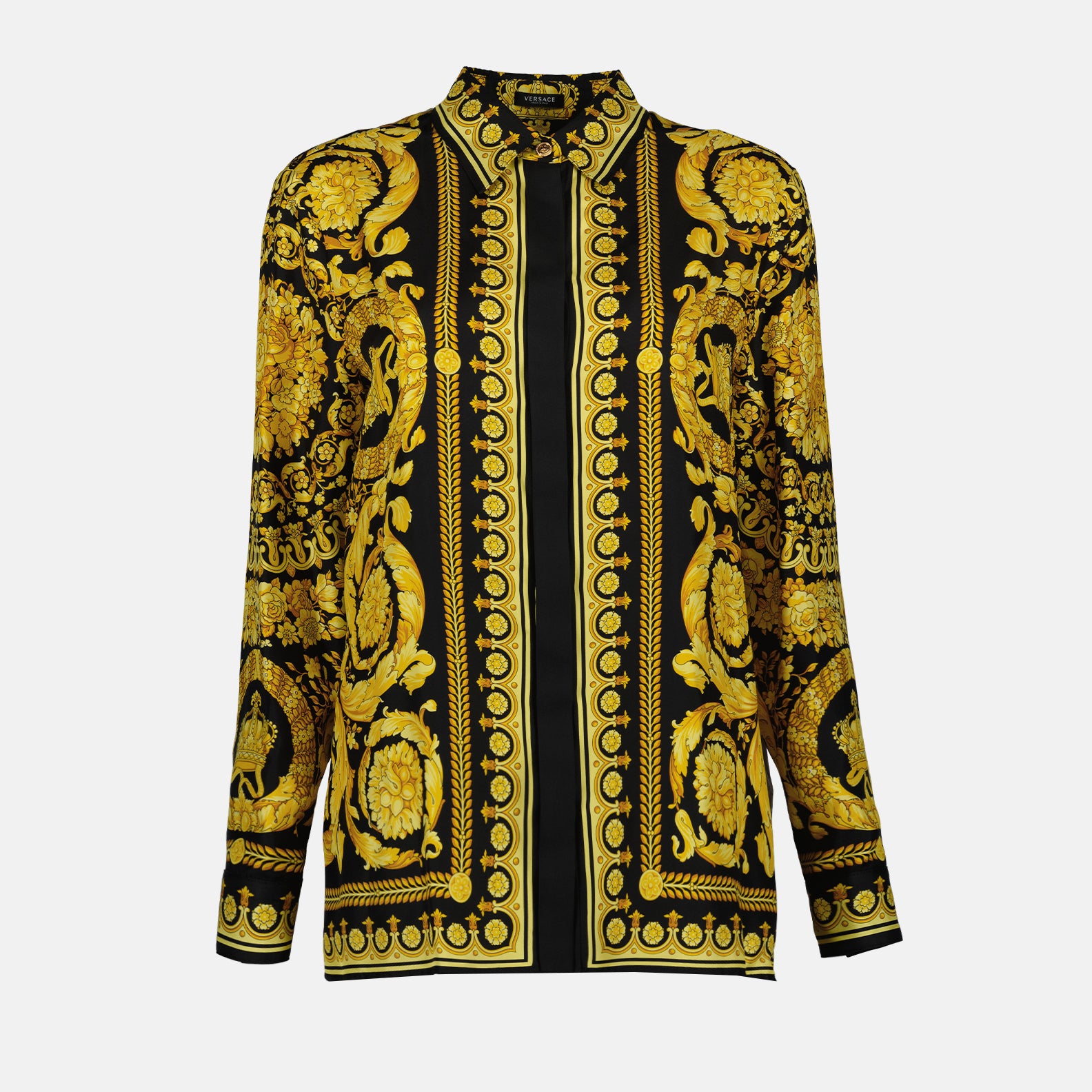 Camisas Chemise en soie Versace Preto Femme