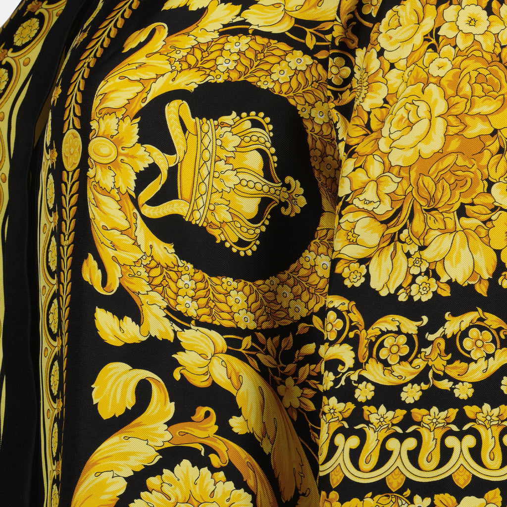 Camisas Chemise en soie Versace Preto Femme