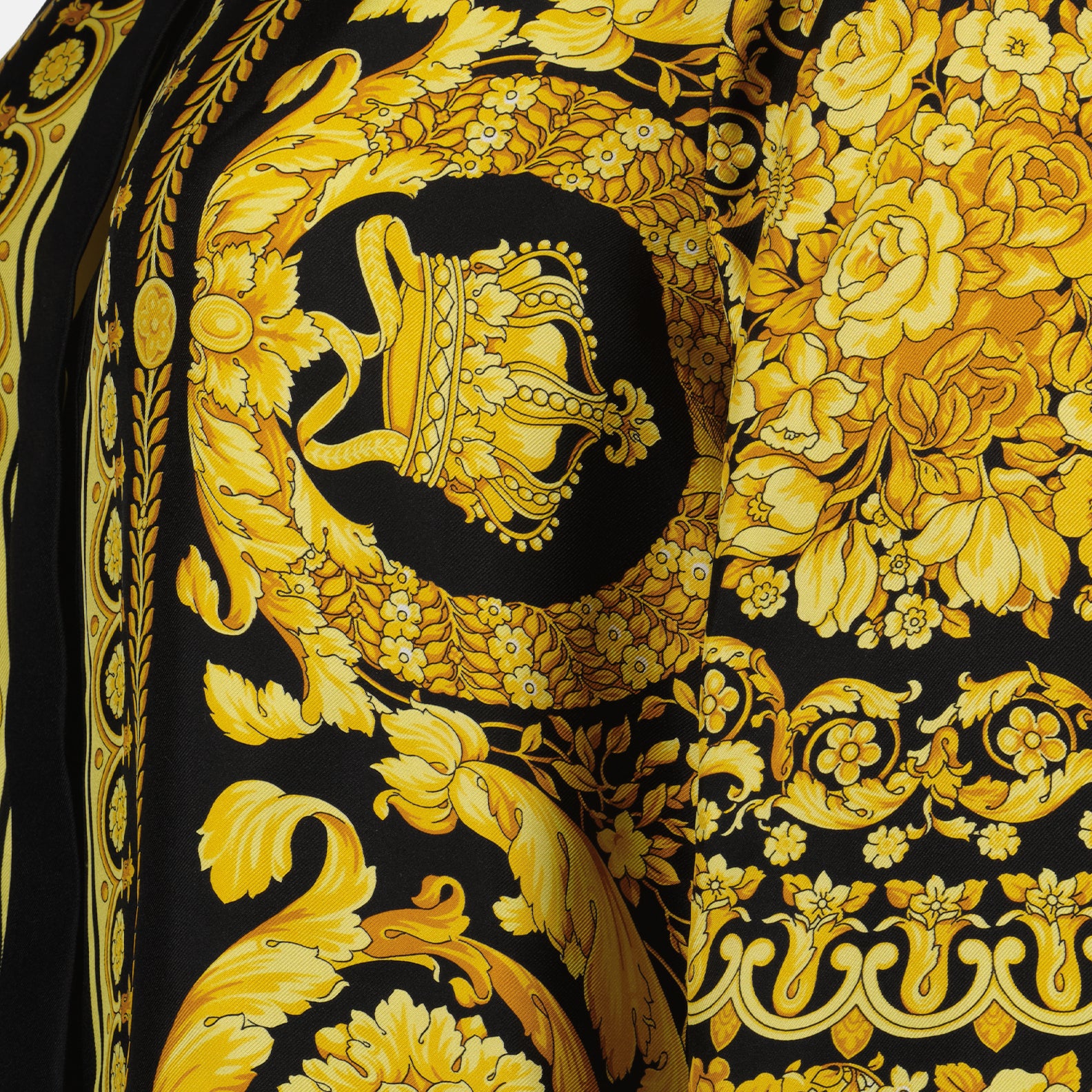 Camisas Chemise en soie Versace Preto Femme