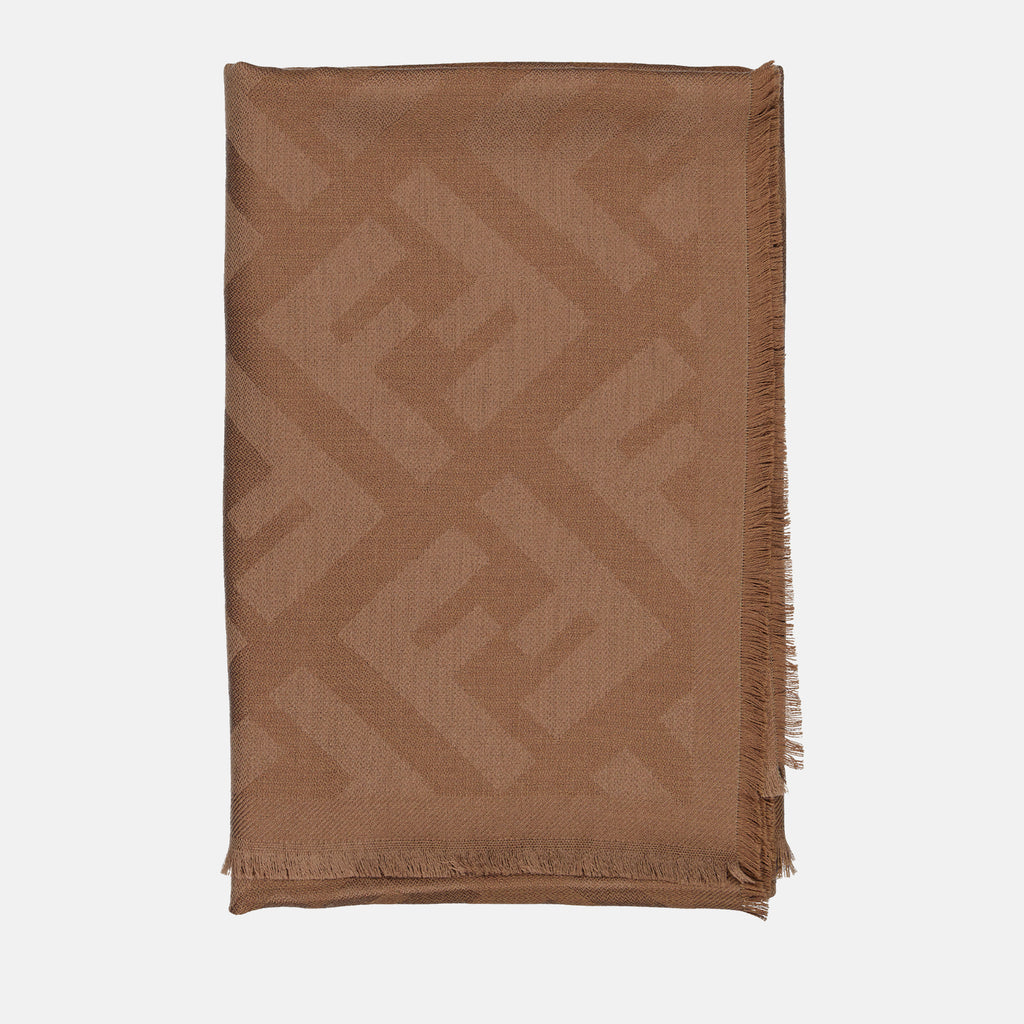 Écharpes, foulards et gants Écharpe FF Fendi Marron Femme