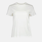 T-shirts T-shirt à logo Moncler Beige Femme