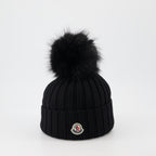 Hats, caps and beanies Pom-pom hat Moncler Black Women