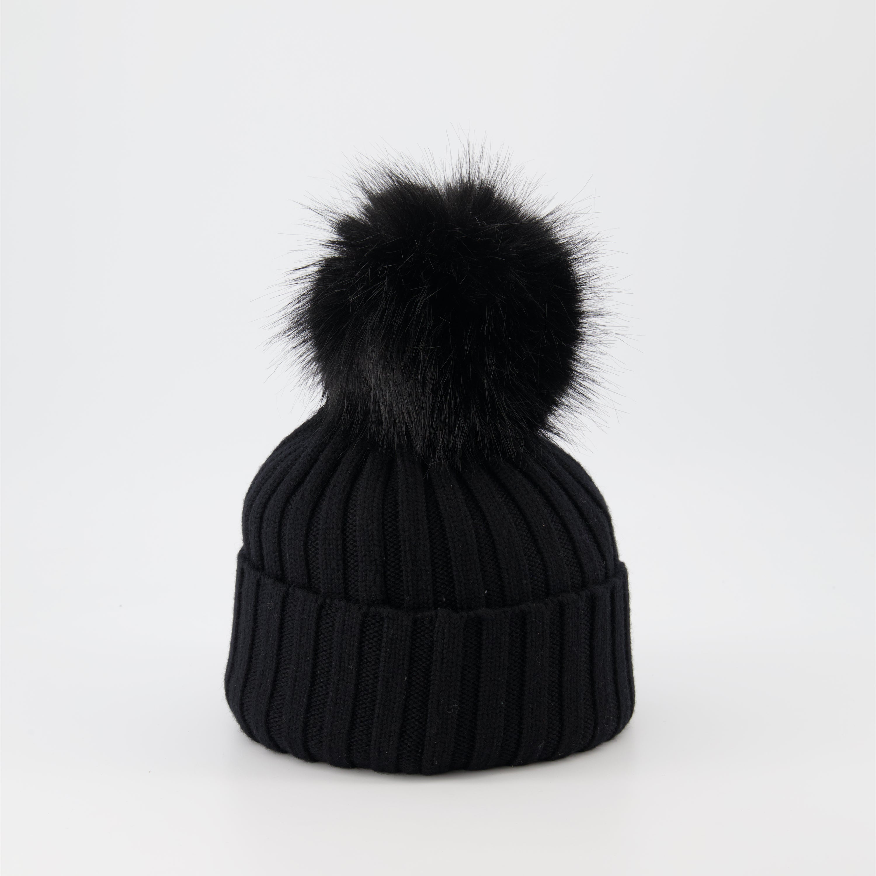 Hats, caps and beanies Pom-pom hat Moncler Black Women