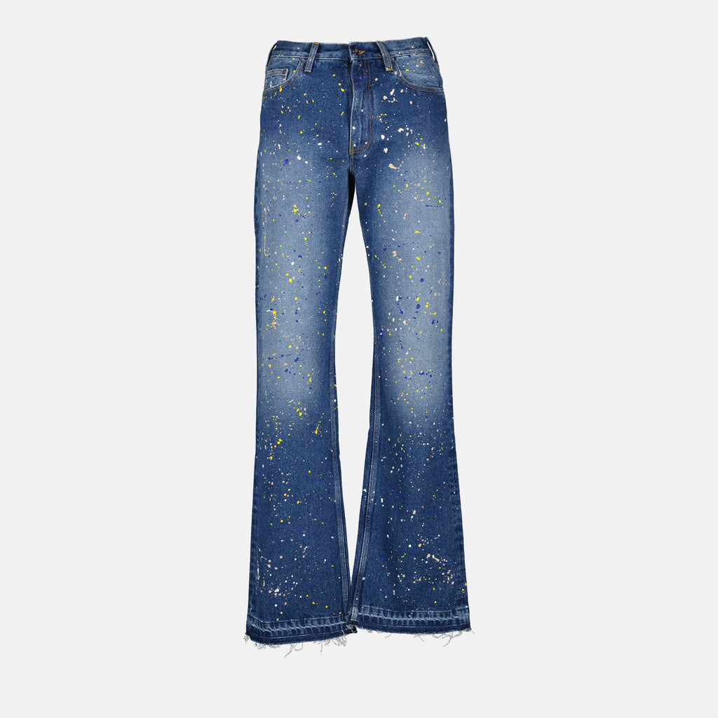 Pants Paint denim pants Off-White Blue Man