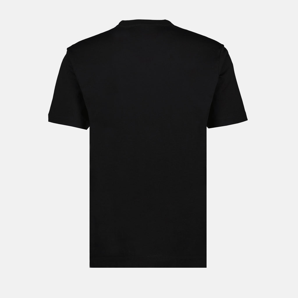 T-shirts T-shirt Barocco Silhouette Versace Noir Homme