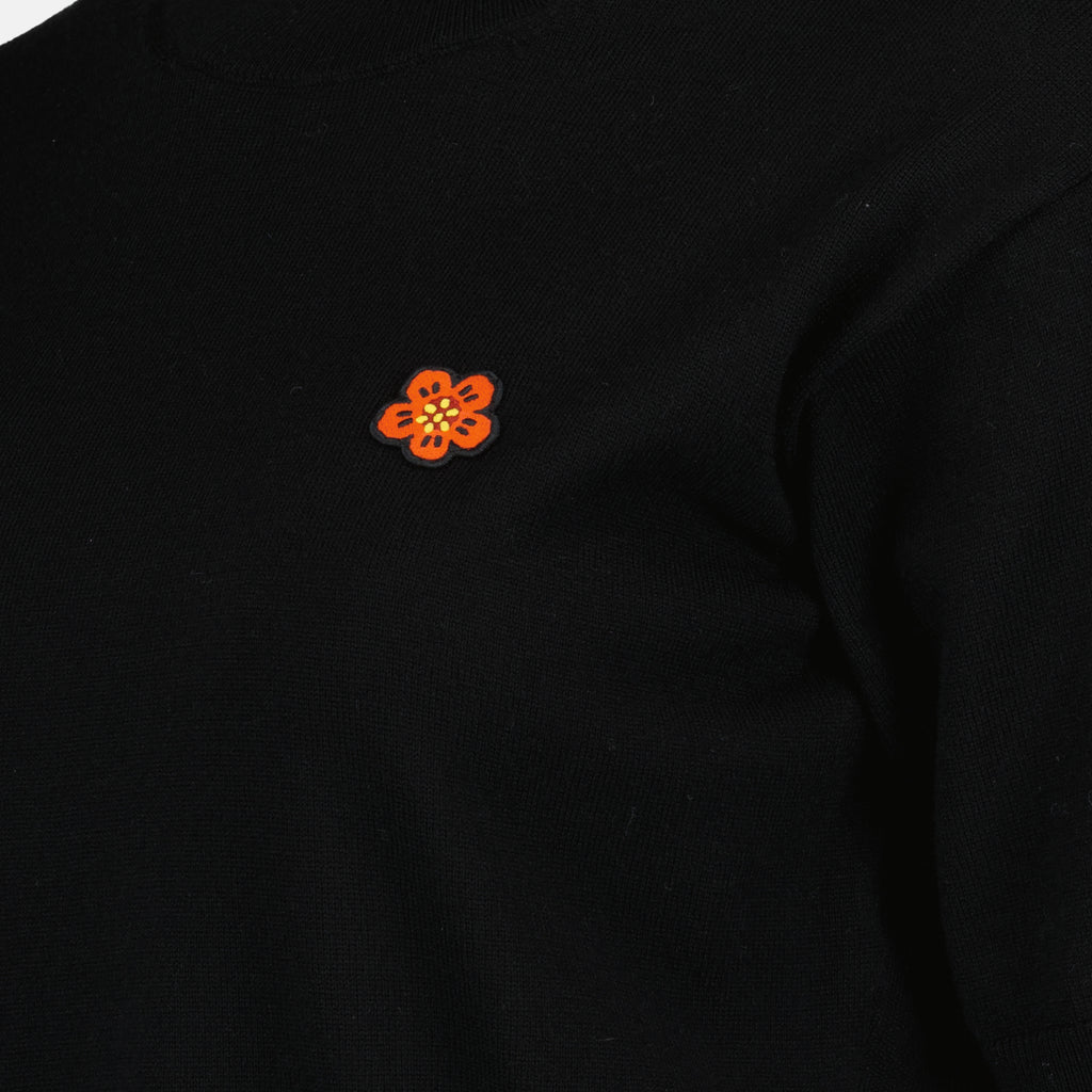 Maille Pull Boke Flower Kenzo Noir Femme