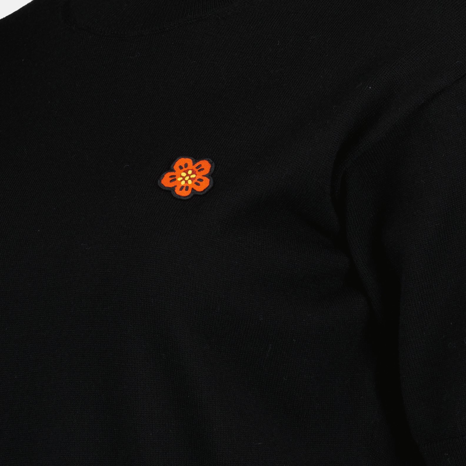 Maille Pull Boke Flower Kenzo Noir Femme