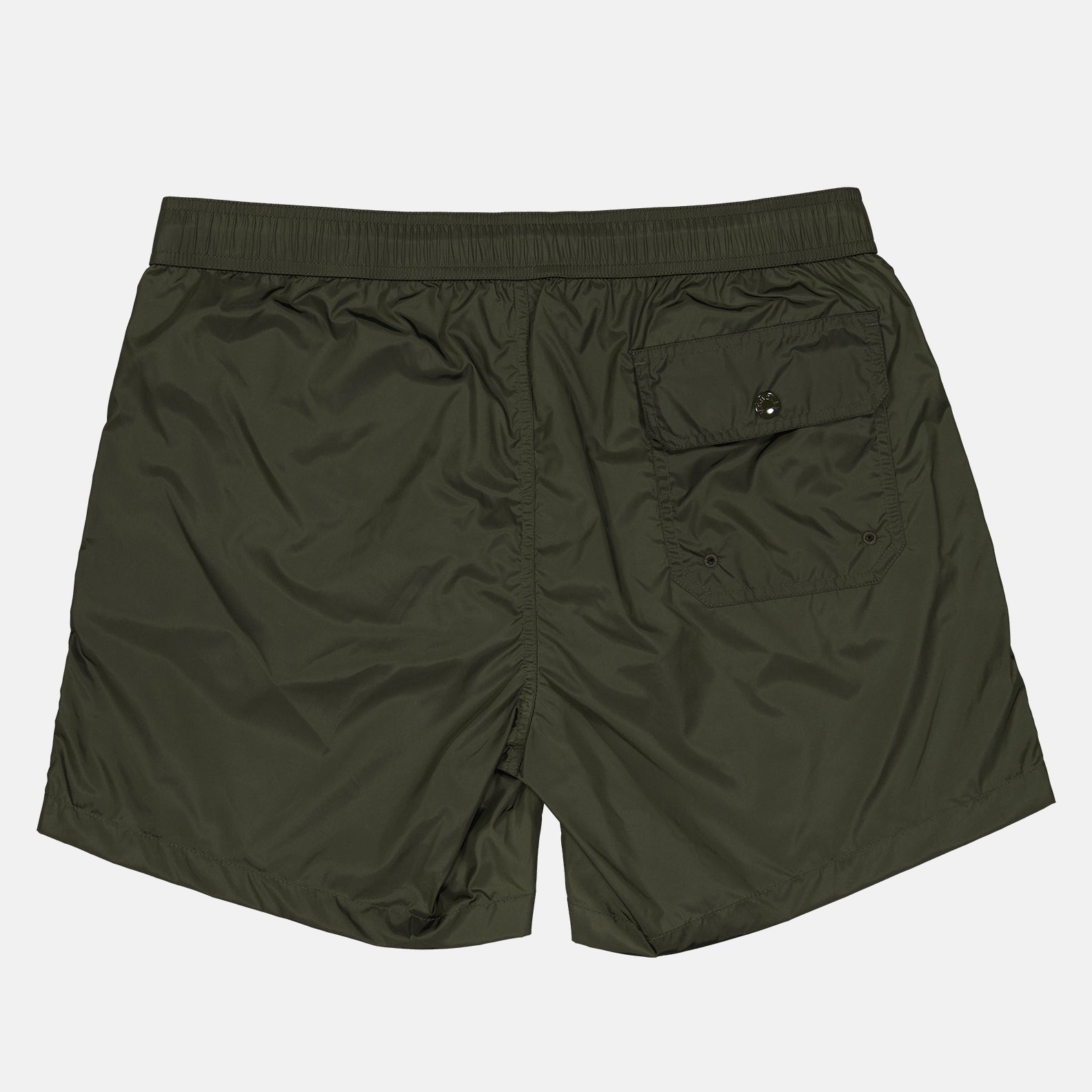 Beachwear Maillot de bain à liseré Moncler Kaki Homme