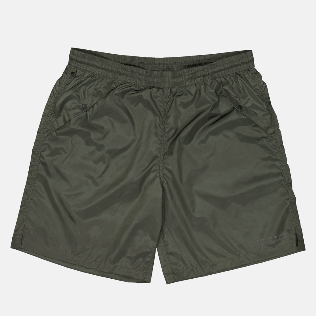 Moda mare Maillot de bain à logo Moncler Verde Homme