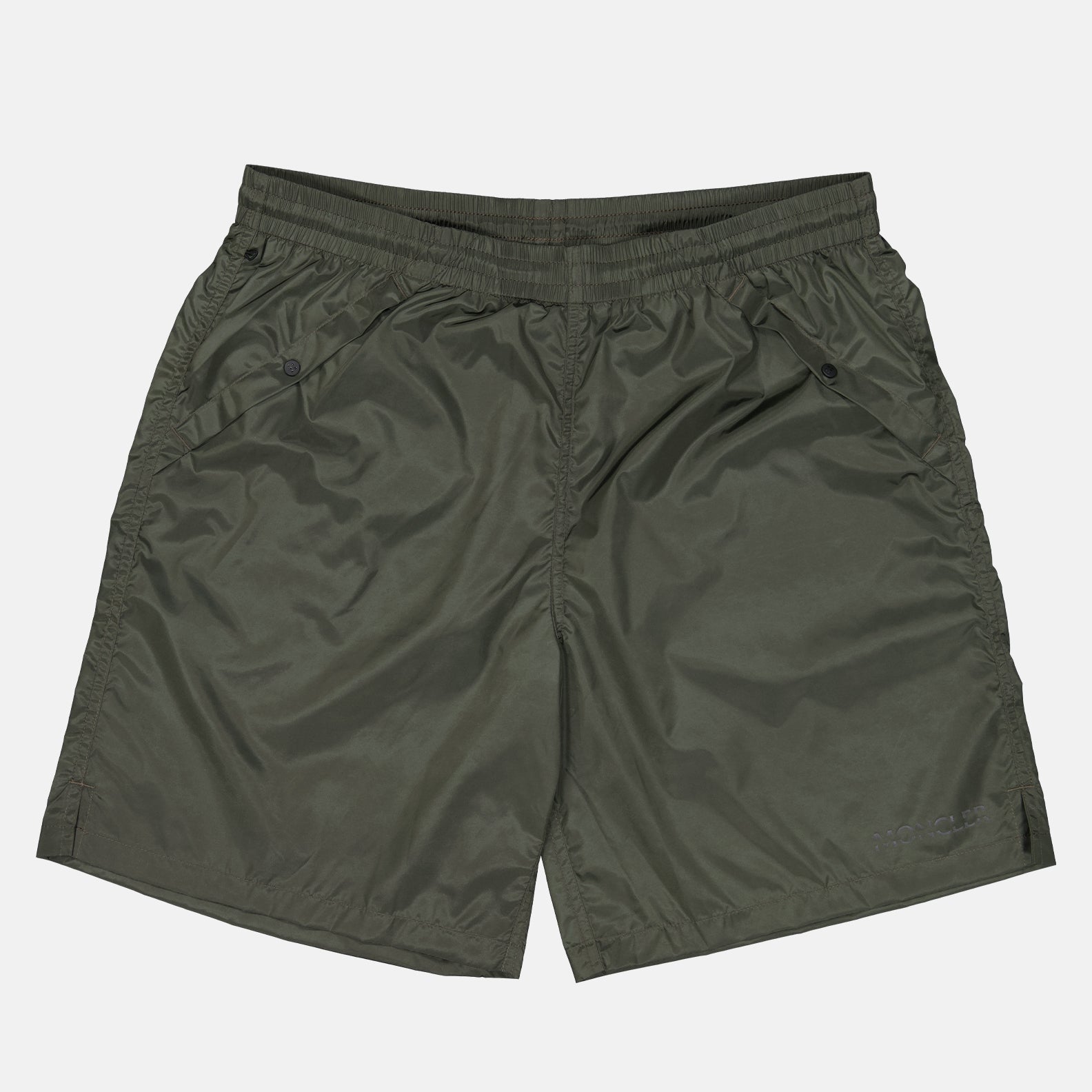 Beachwear Maillot de bain à logo Moncler Vert Homme