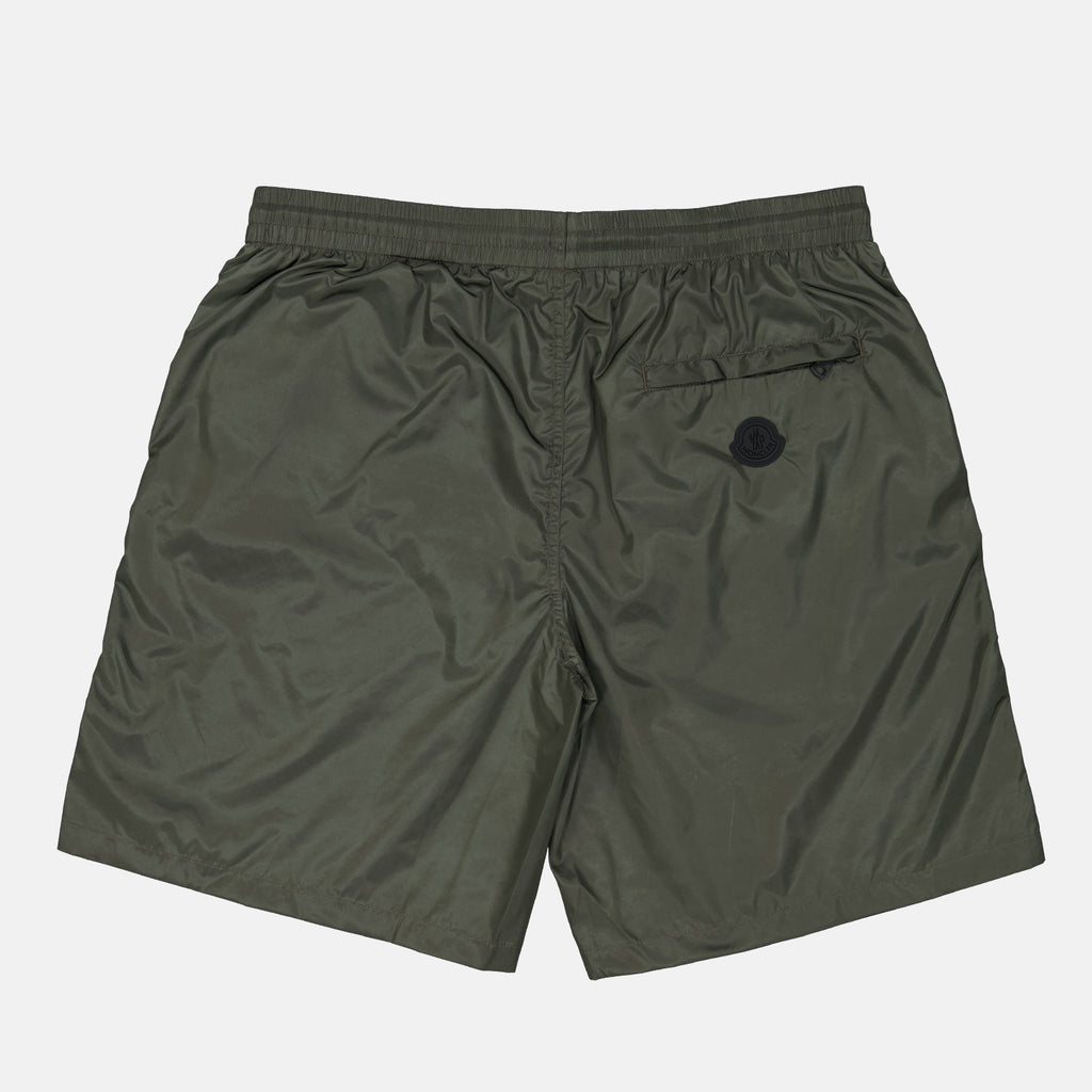 Moda mare Maillot de bain à logo Moncler Verde Homme