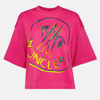 티셔츠 T-shirt à logo Moncler 분홍색 Femme