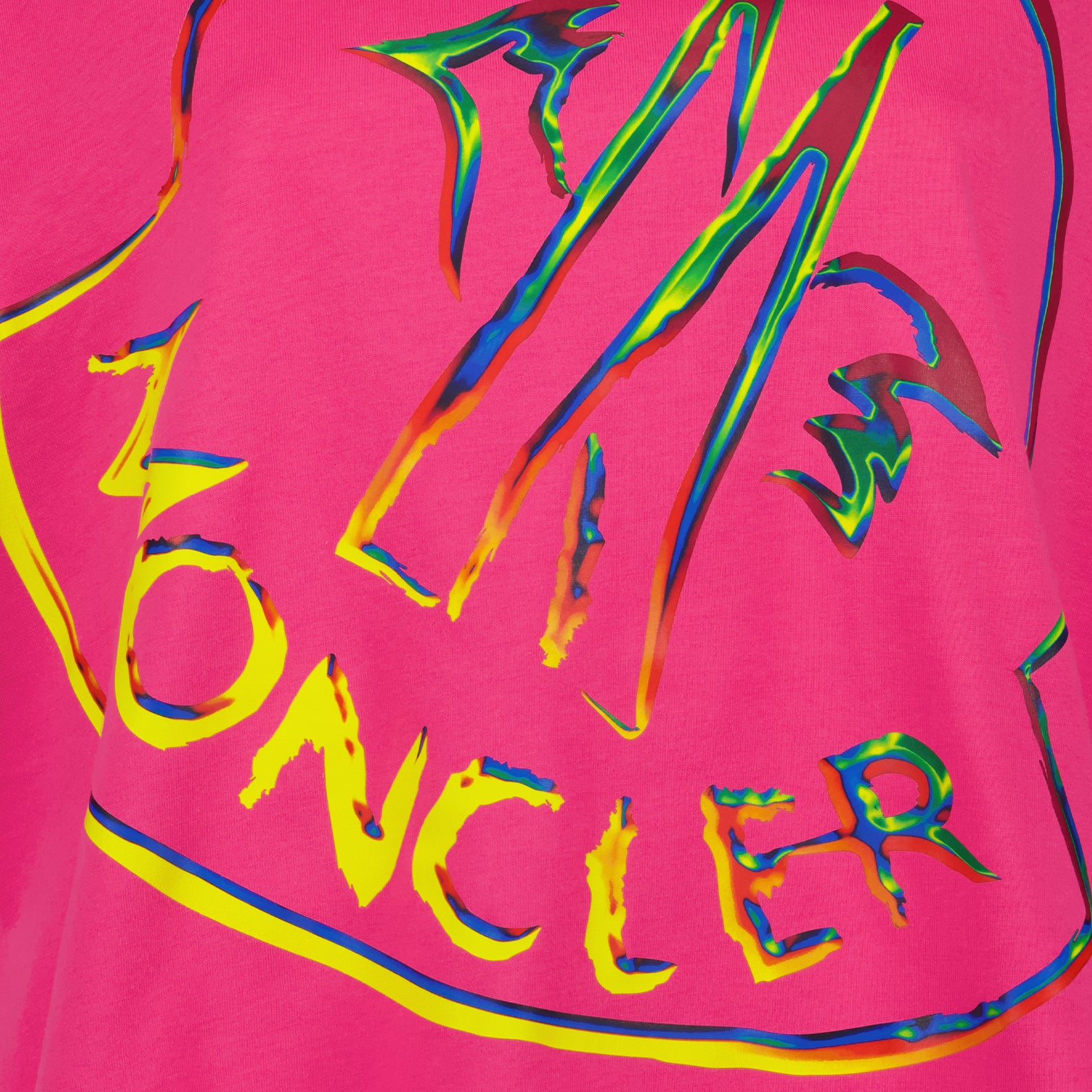 티셔츠 T-shirt à logo Moncler 분홍색 Femme