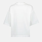 T-shirt T-shirt à logo Moncler Bianco Femme