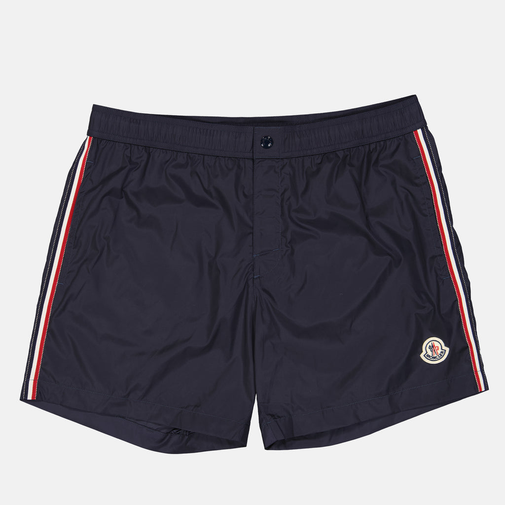 Beachwear Maillot de bain à liseré Moncler Bleu Homme