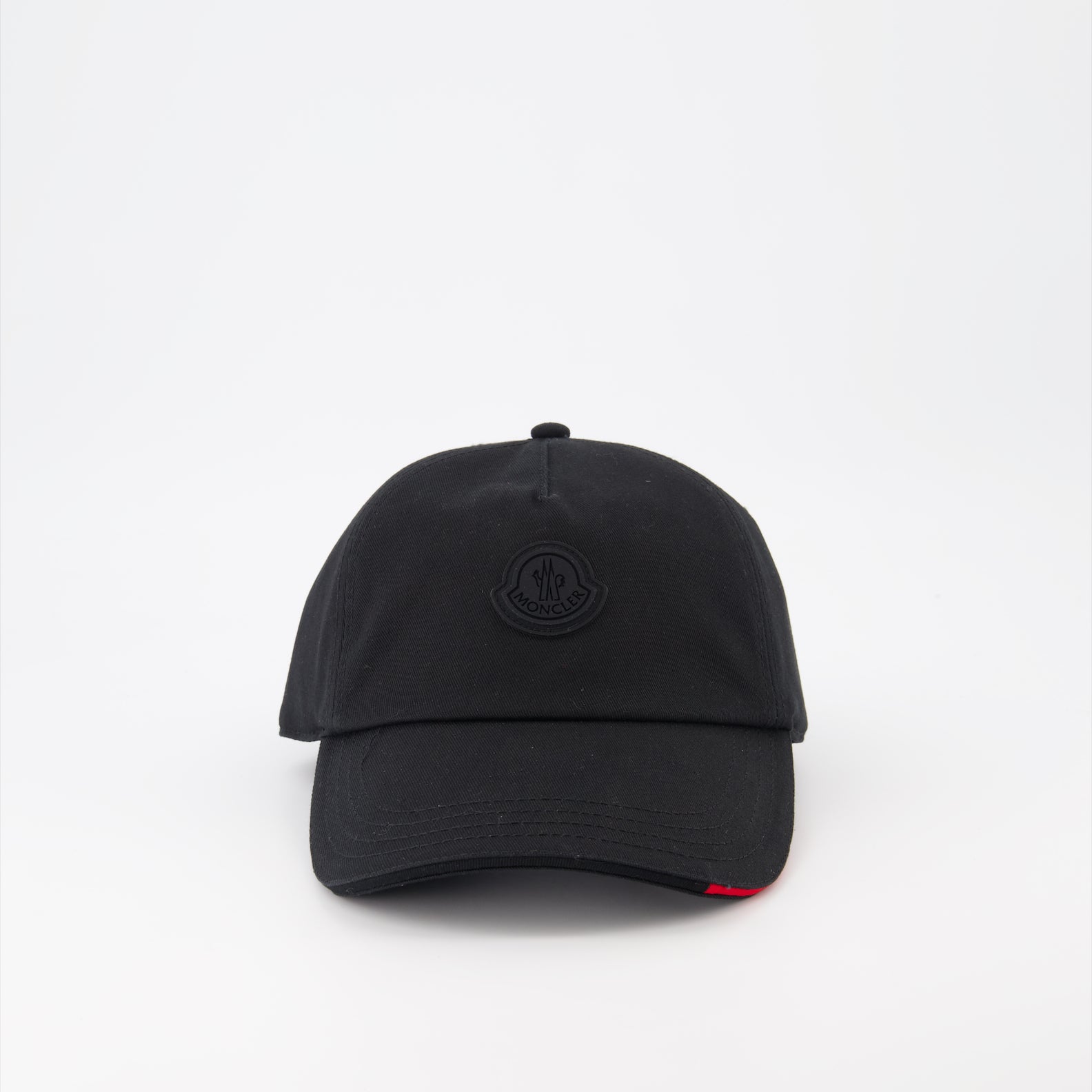 Chapeaux, casquettes et bonnets Casquette à logo Moncler Noir Homme