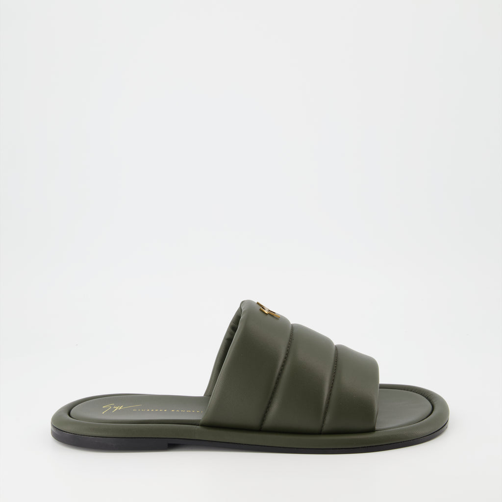 Zapatos abiertos Claquettes Harmande Giuseppe Zanotti Verde Homme