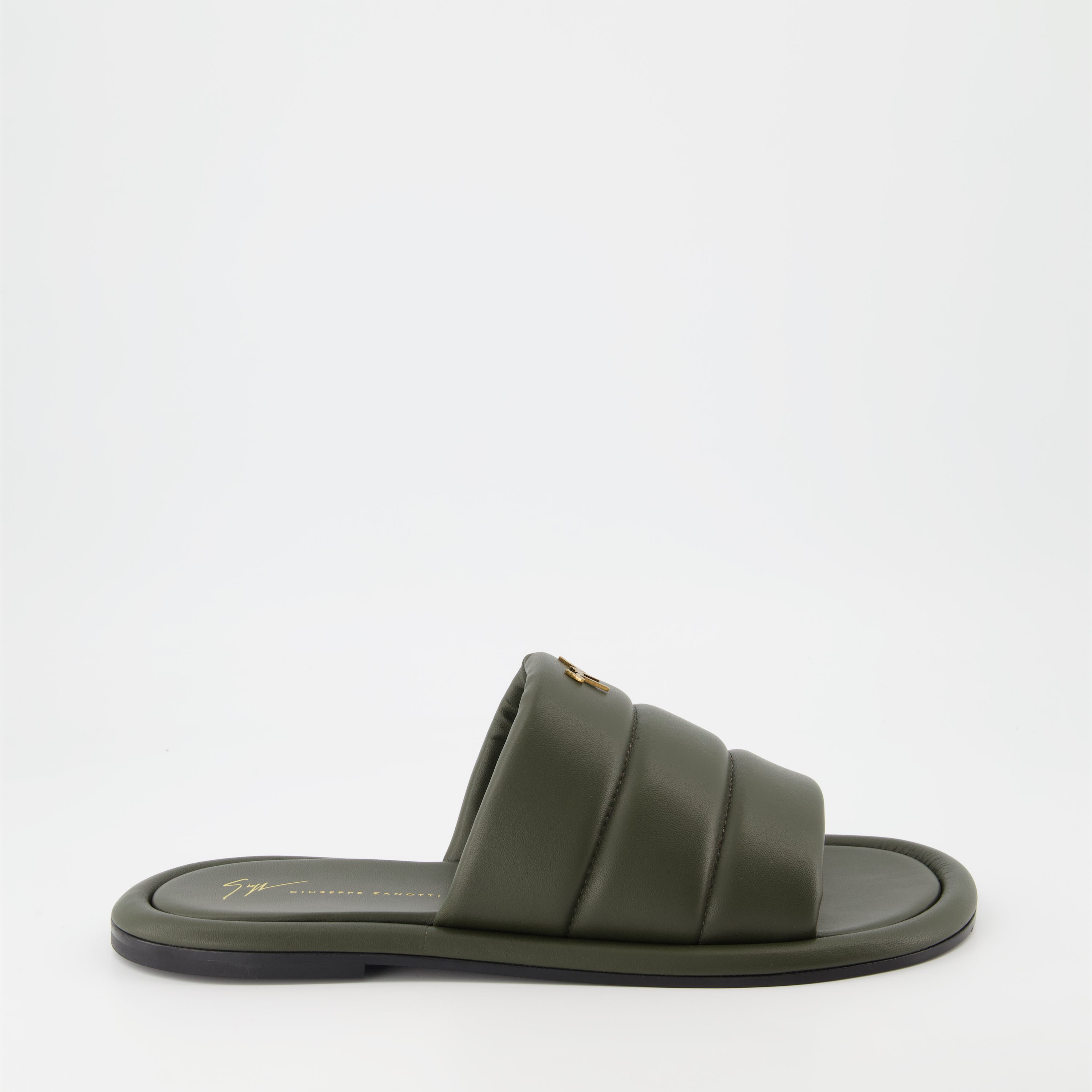 Sapatos abertos Claquettes Harmande Giuseppe Zanotti Verde Homme