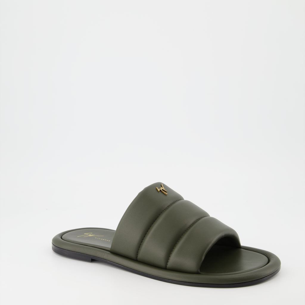 Zapatos abiertos Claquettes Harmande Giuseppe Zanotti Verde Homme