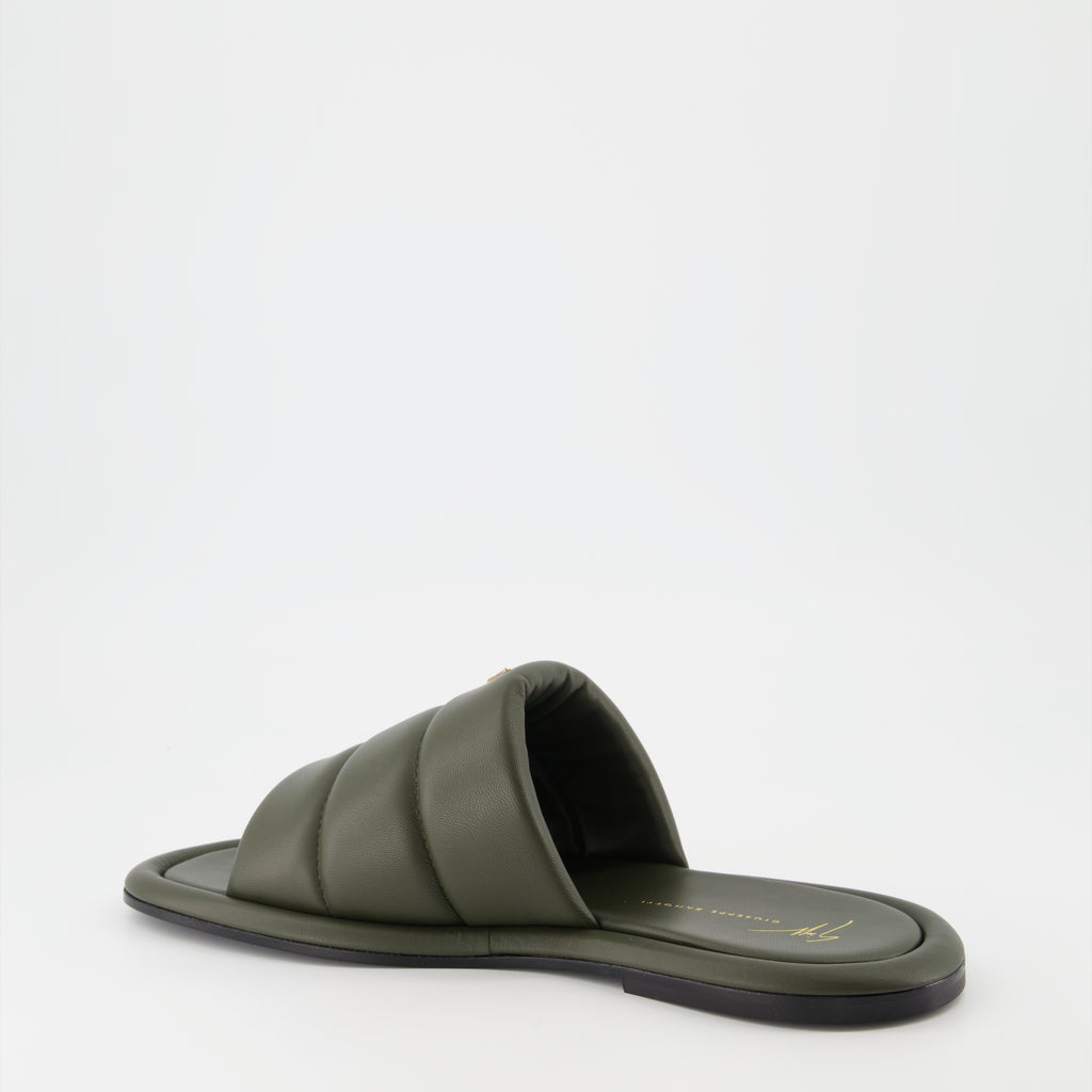 Zapatos abiertos Claquettes Harmande Giuseppe Zanotti Verde Homme