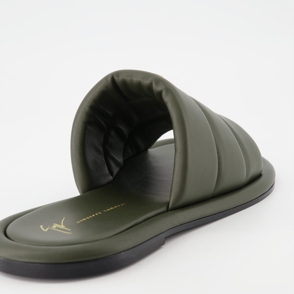 Zapatos abiertos Claquettes Harmande Giuseppe Zanotti Verde Homme