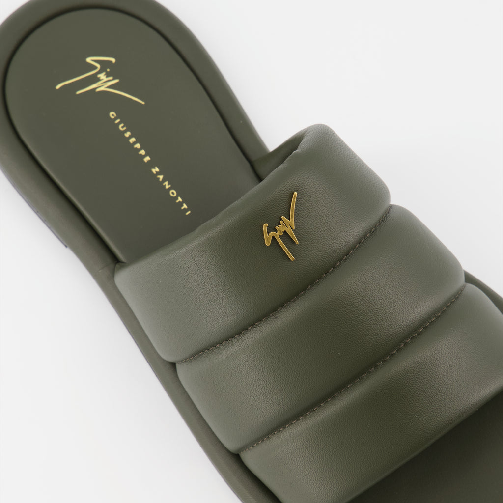 Zapatos abiertos Claquettes Harmande Giuseppe Zanotti Verde Homme