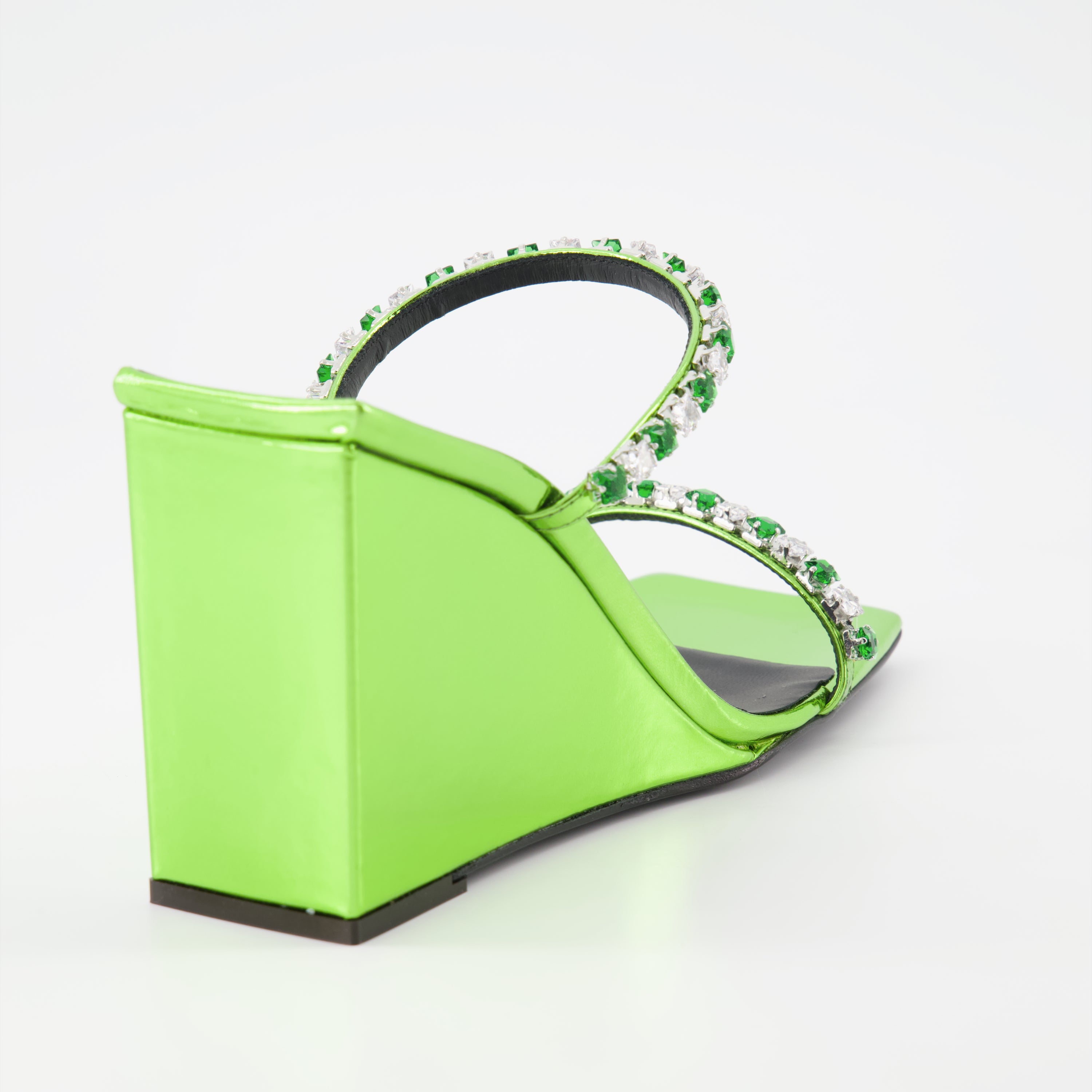 Zapatos abiertos Mules Wedge Shangay Giuseppe Zanotti Verde Femme