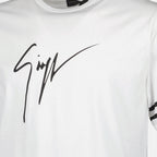 T-shirts T-shirt à logo Giuseppe Zanotti Blanc Homme