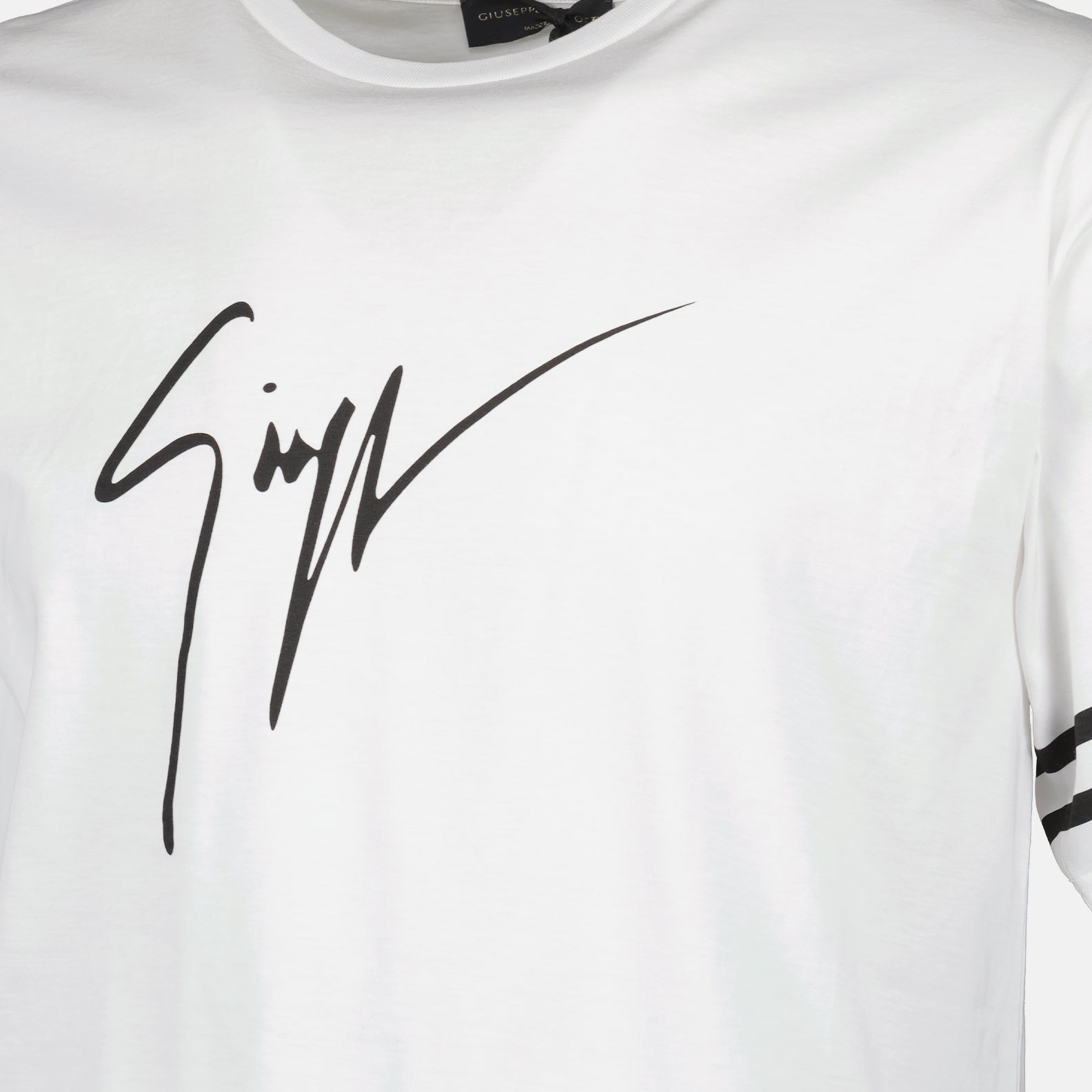 T-shirts T-shirt à logo Giuseppe Zanotti Blanc Homme