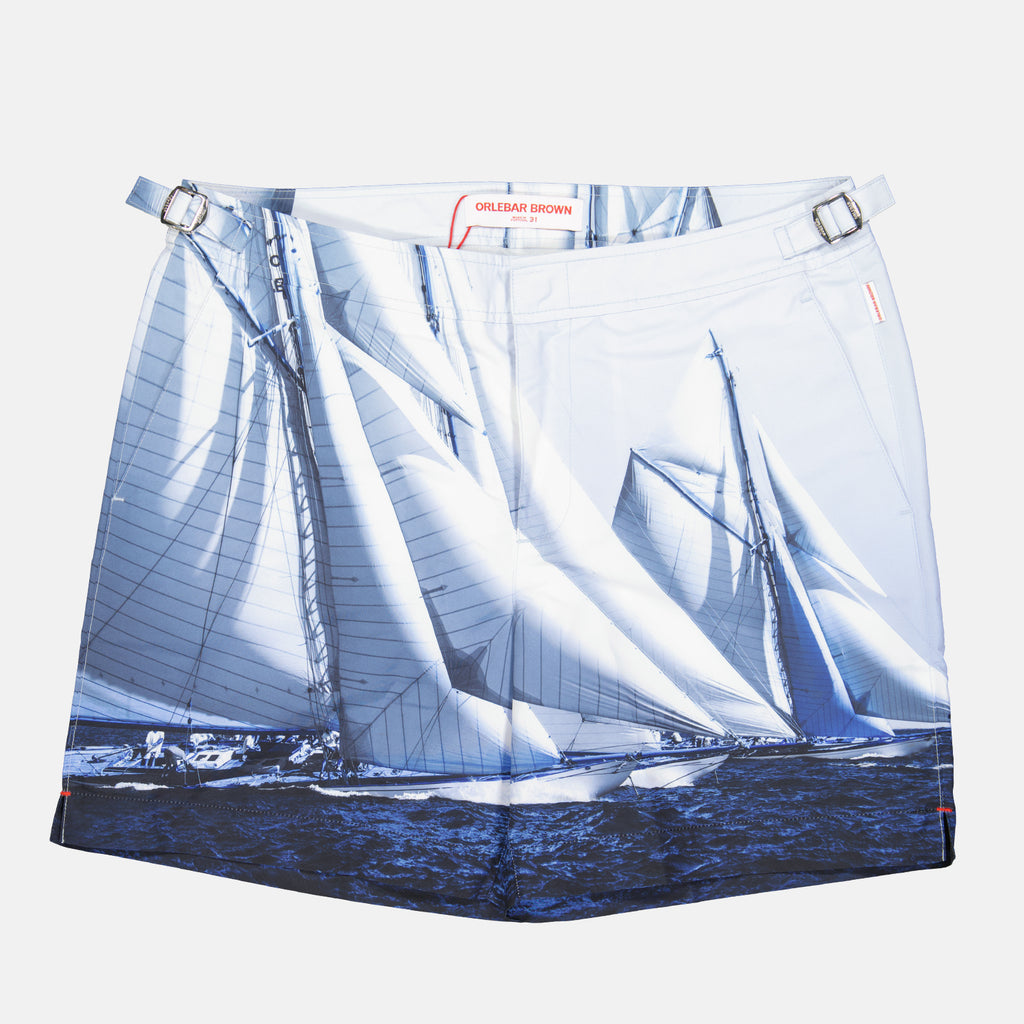 Moda mare Maillot de bain Bulldog Orlebar Brown Blu Homme