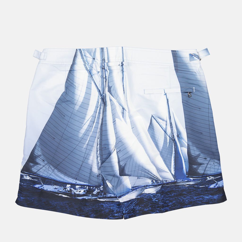 Moda mare Maillot de bain Bulldog Orlebar Brown Blu Homme