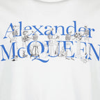 T-shirt T-shirt Skull Alexander McQueen Bianco Homme