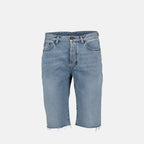 Shorts Denim Bermuda Saint Laurent Blau Homme