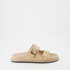 Scarpe aperte Sandales Fendi Feel Fendi Beige Femme