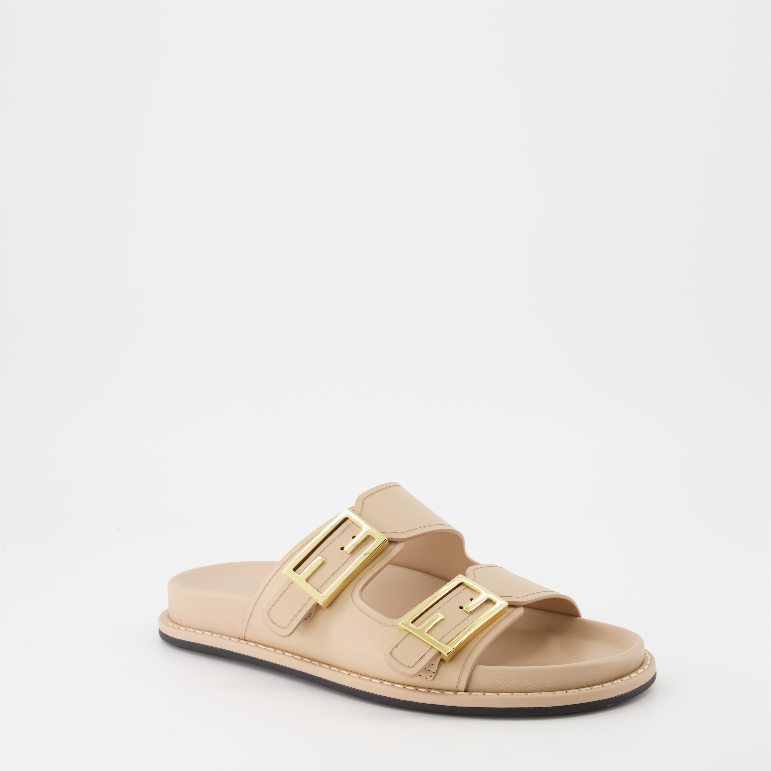 Scarpe aperte Sandales Fendi Feel Fendi Beige Femme