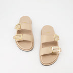 Scarpe aperte Sandales Fendi Feel Fendi Beige Femme