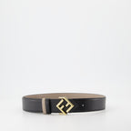 Cintos Ceinture réversible FF Fendi Preto Femme