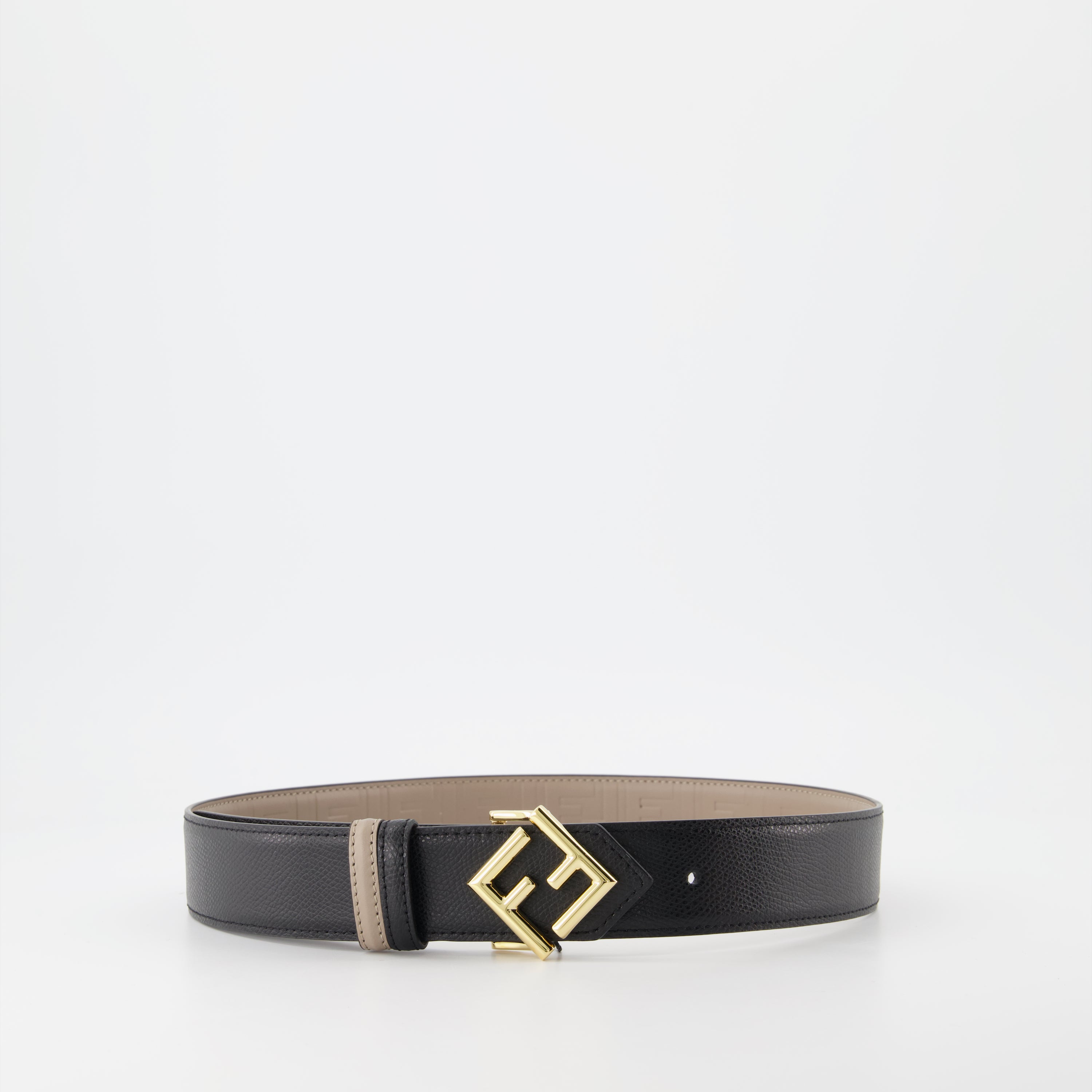 Cintos Ceinture réversible FF Fendi Preto Femme