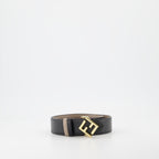 Cintos Ceinture réversible FF Fendi Preto Femme