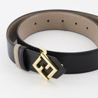 Cintos Ceinture réversible FF Fendi Preto Femme