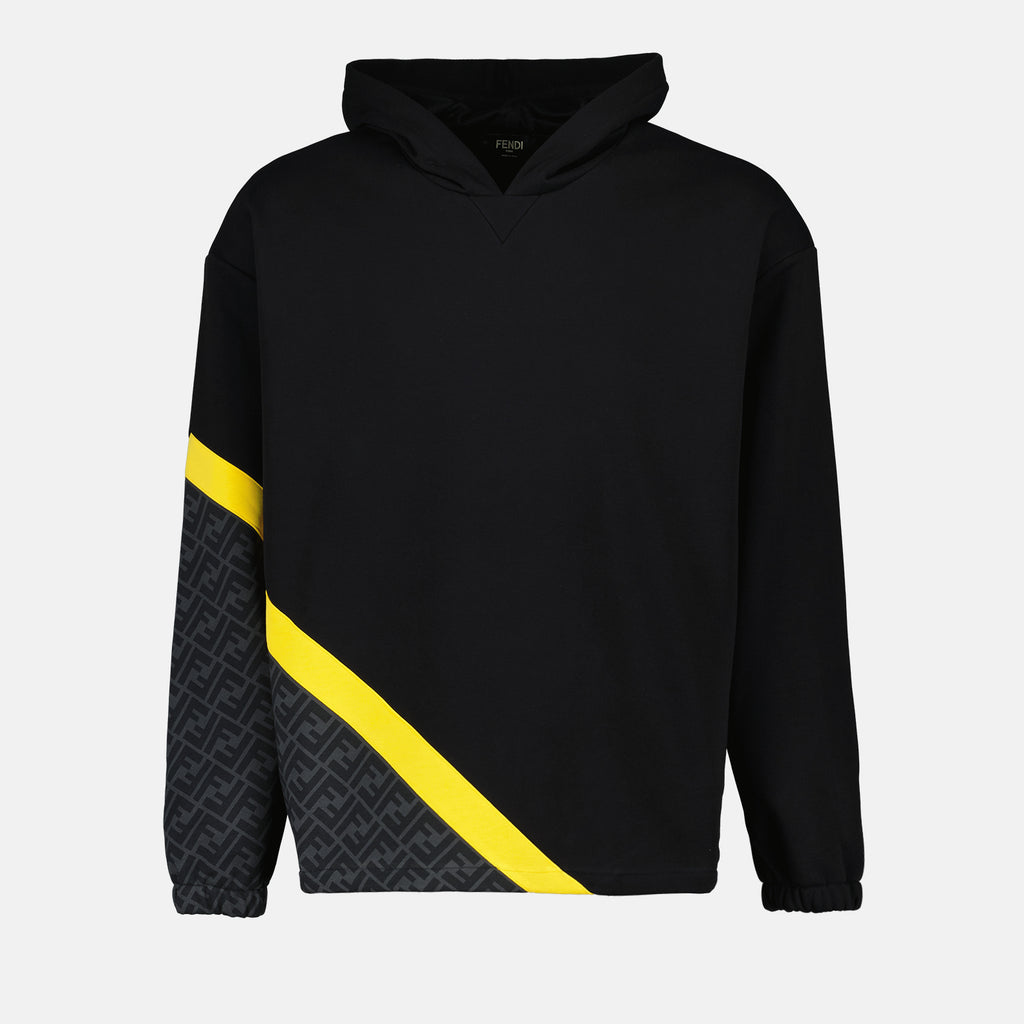 Moletons Sweat à capuche FF Fendi Preto Homme