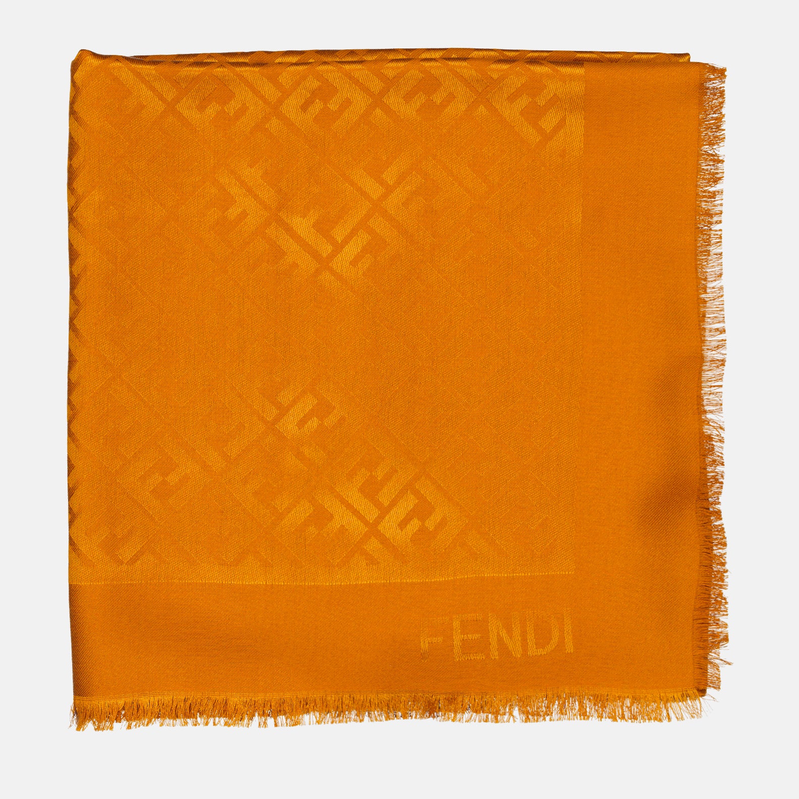 Lenços e luvas Châle FF Fendi Laranja Femme