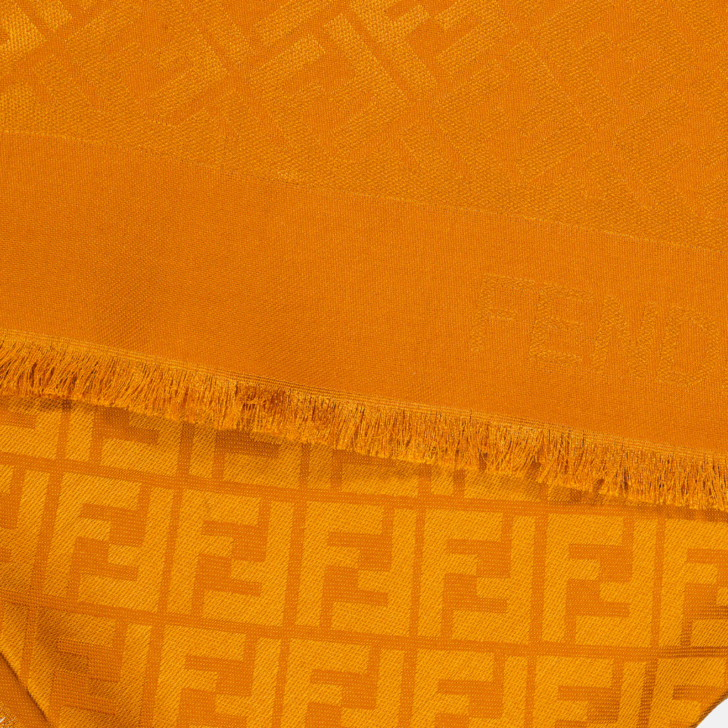 Lenços e luvas Châle FF Fendi Laranja Femme