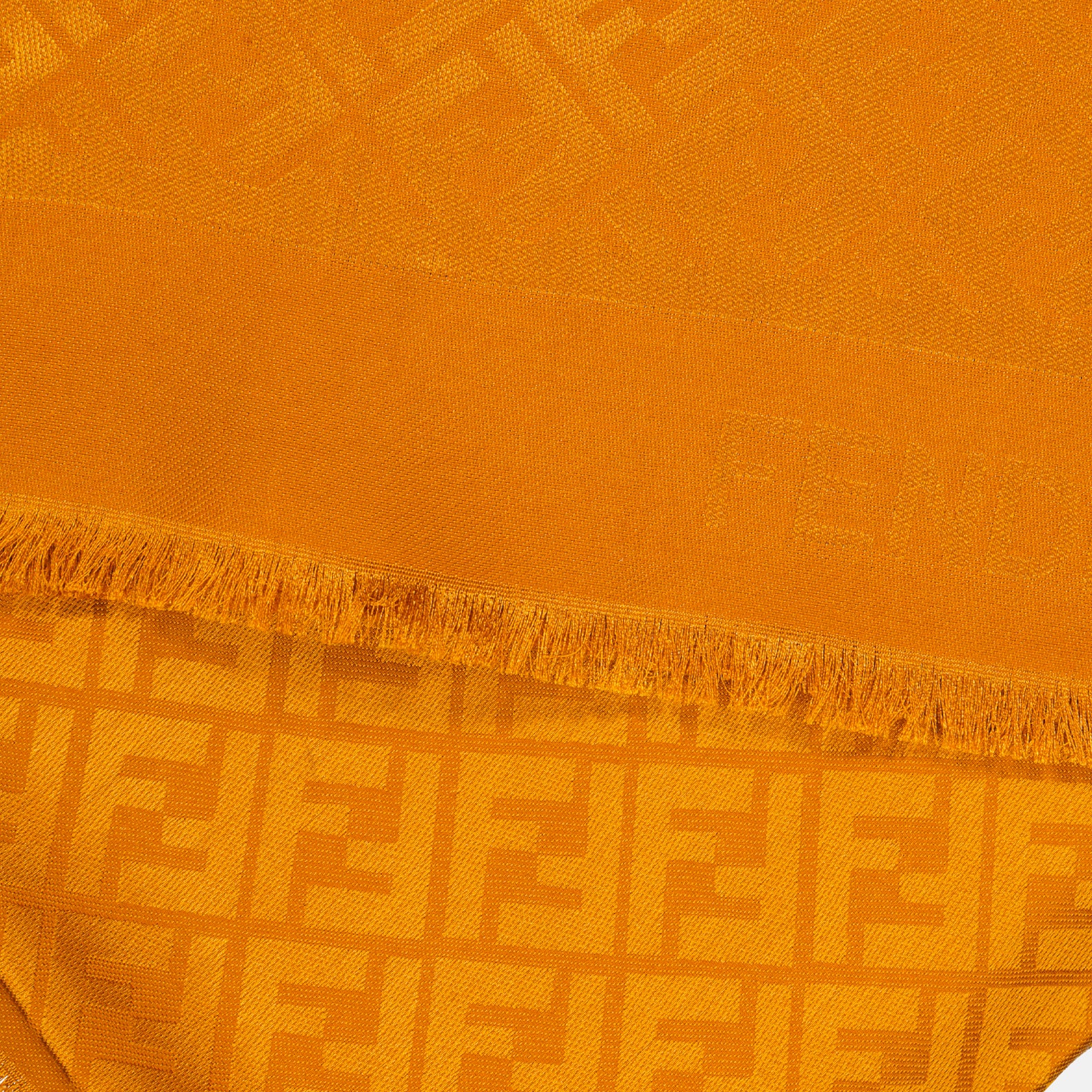Lenços e luvas Châle FF Fendi Laranja Femme