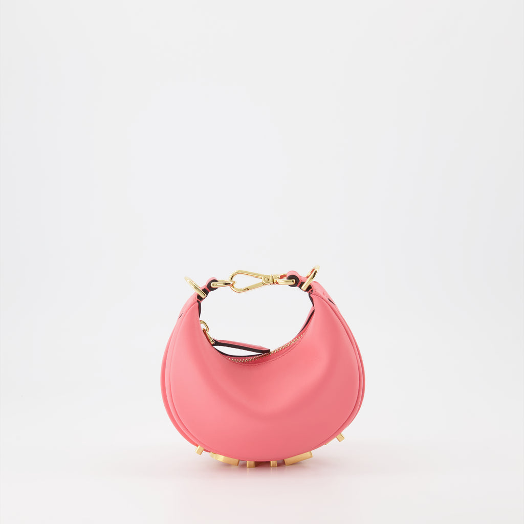 Bolsas de mão e de ombro Sac Nano Fendigraphy Fendi Rosa Femme